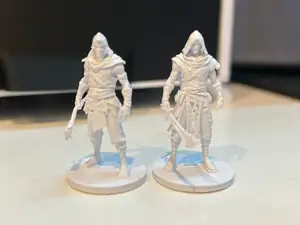 3 Bandits/Cultist Miniatures Set