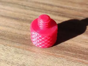 3/8" microphone to 1/4" camera thread adapter