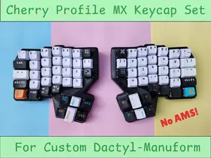 Cherry Profile MX Keycaps - Custom Dactyl Manuform