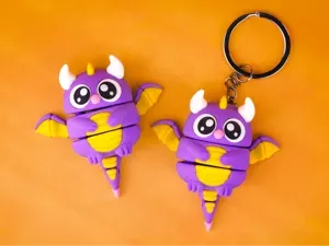 EGGO Dragon - cute flexi toy and keychain