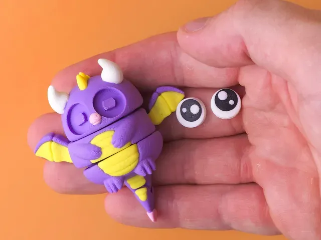 EGGO Dragon - cute flexi toy and keychain — Фото 2 из 2
