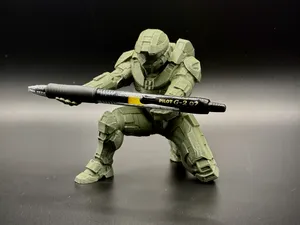 Halo Master Chief Pen Holder - Custom Desk Decor!