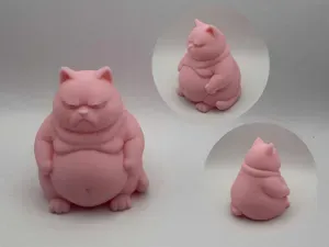 Grumpy Fat Cat – The Ultimate Chonky Figurine