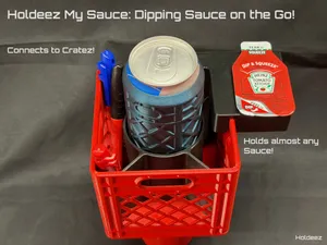 Holdeez My Sauce: Dipping Sauce Holder for Cratez!