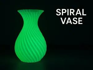 Spirale Deko-Vase – Eleganz im Vase Mode