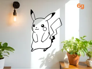 Art mural Pikachu Pokemon
