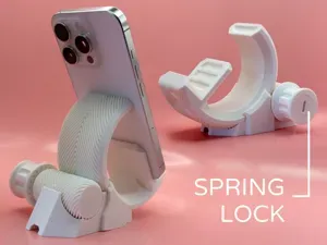 Phone Stand Herringbone Cut by Pork3D.com