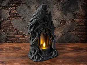 Raven Cathedral Tea Light Holder