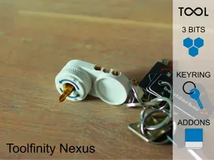 Toolfinity Nexus – Keyring Base & Bit Storage Hub