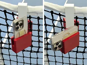 Modular Tennis Net Camera Phone Mount