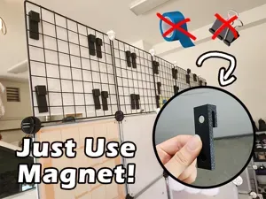 Magnetic Paper Hanger on Wire Cube