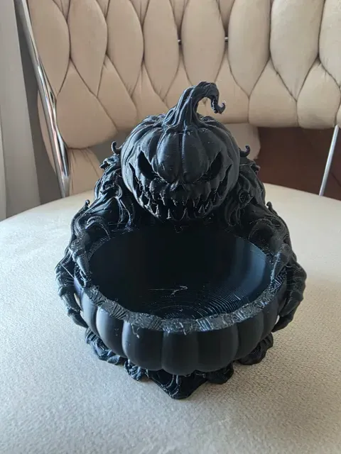 Spooky Ghost Candy Bowl – Halloween Treat Holder — Фото 2 из 4