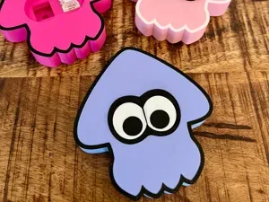 Splatoon squid fidget clicker
