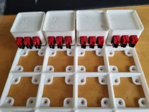 Gridfinity Anderson Powerpole breakout cube