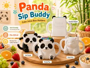 Panda Juice Holder for Kids