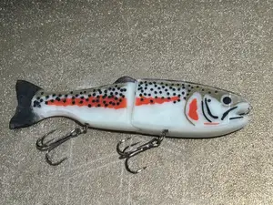 Glide bait 6" trout lure Fishing 