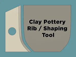 Clay Pottery Rib - Cup / Bowl Shaping