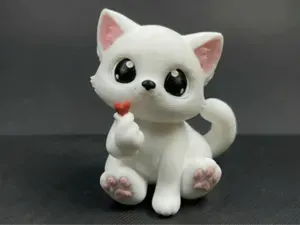 Cute "Korean Heart" Kitty