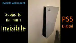 Supporto da muro Invisibile PS5 Digital