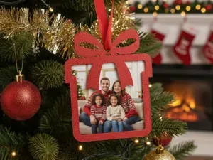 Christmas Gift/Present Photo Frame Snap-Fit