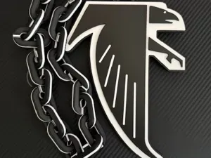 Atlanta Falcons Old Logo Oversized Hype Chain
