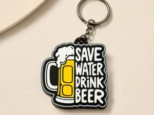funny 3D printed keychain