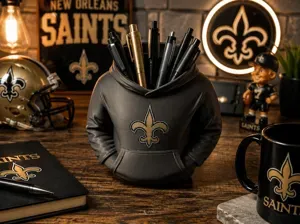 New Orleans Saints Hoodie Pen Holder