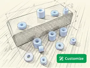 Parametric Spacer, Standoff & Washer Generator