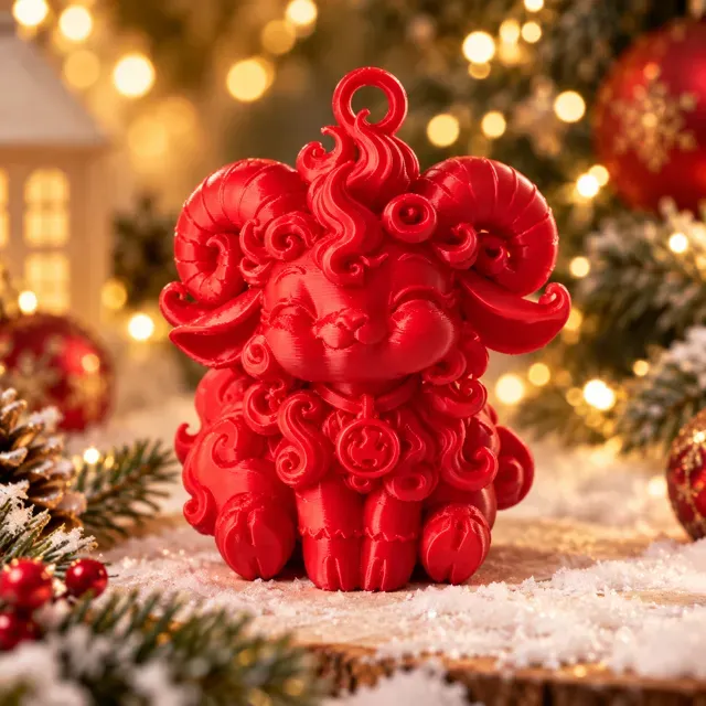Festive Ram Guardian – New Year 2027 — Image 5 of 5