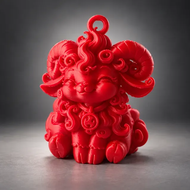 Festive Ram Guardian – New Year 2027 — Image 3 of 5