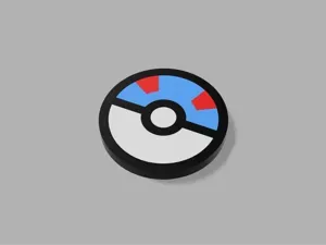 Pokemon Great Ball Coin TCG Token Marker Pokeball
