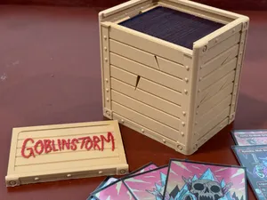 MTG Deck Box - Goblinstorm "war chest" theme