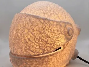 casco lampada visiera apribile