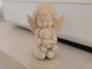 Baby Angel with Teddy