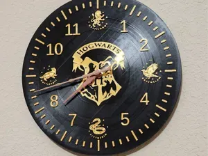HP School Clock with Wand Clock Hands