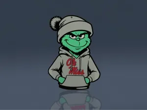 Grinch Ornament - Ole Miss