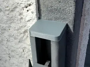 Pfostenkappe 40x35 WPC Zaun Ersatz Abdeckung