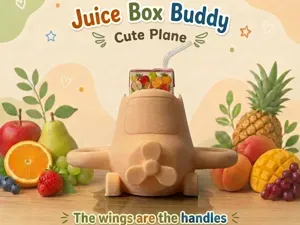 Plane Juice Box Buddy Holder