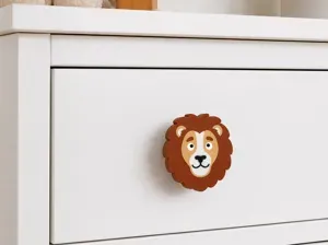 Lion Drawer Knob – Cute Safari Furniture Handle