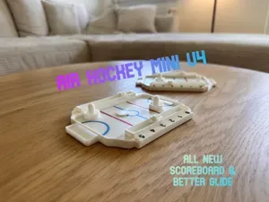 Air Hockey Mini V4 - 2 Player Game + Scoreboard