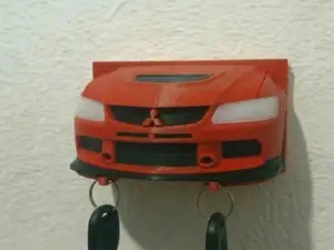 NFS Lancer Evo 8 Key Holder Wall Mounted JDM Decor