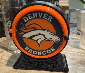 Image Disk Tea lamp Denver Broncos