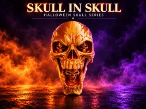 Skull in Skull – Halloween Skull Decor