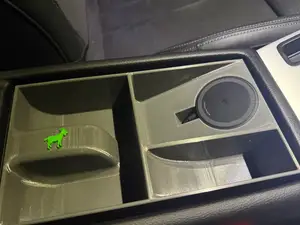 Audi A4 B9.5 armrest box MagSafe organiser charger