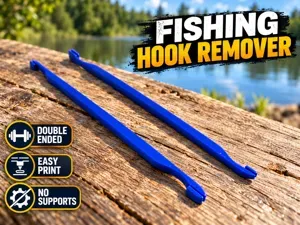 Fishing Hook Remover – Double-Ended Dehooker
