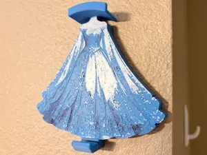 Winter Princess Gown Ear, Bag & Accessory Holder