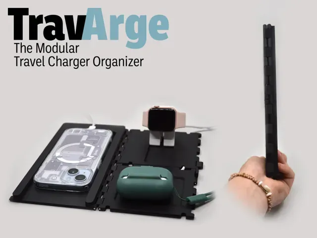 TravArge - The Modular Travel Charger Organizer