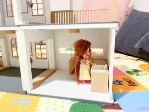 Kitchen line for a doll house