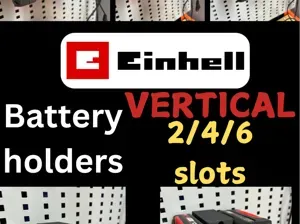 Einhell 18V vertical battery holders - 2/4/6 slots
