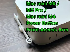 Mac mini M6/M5pro/M4 Power Button Front Access Arm